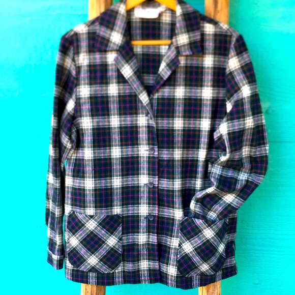 Pendleton Jackets & Blazers - PENDLETON VINTAGE WOOL TARTAN PLAID SHACKET JACKET